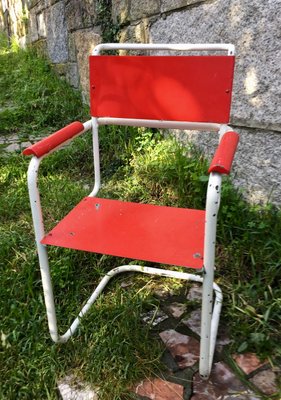 Metal Chair from Doctor's Surgery-ROJ-956021