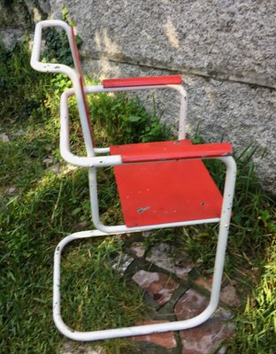 Metal Chair from Doctor's Surgery-ROJ-956021