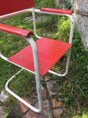 Metal Chair from Doctor's Surgery-ROJ-956021