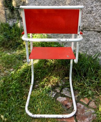 Metal Chair from Doctor's Surgery-ROJ-956021