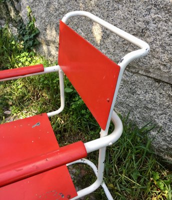 Metal Chair from Doctor's Surgery-ROJ-956021