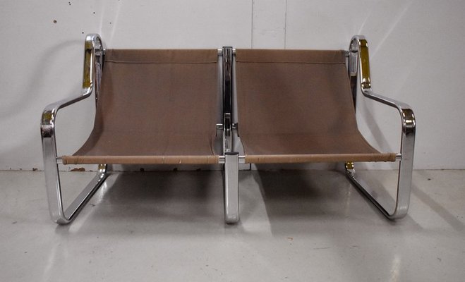 Metal Chrome Bench, 1970s-RVK-851999