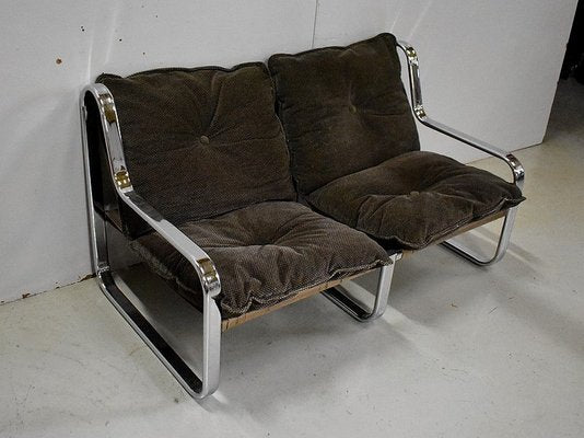 Metal Chrome Bench, 1970s-RVK-851999