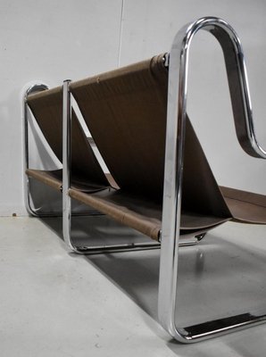 Metal Chrome Bench, 1970s-RVK-851999