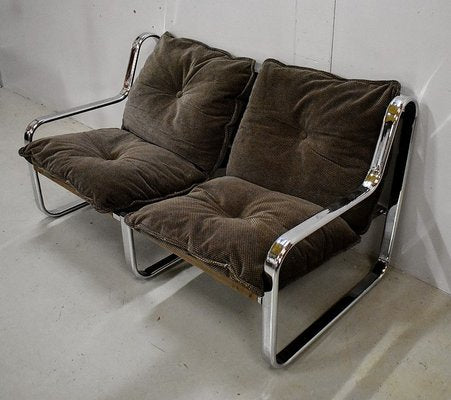 Metal Chrome Bench, 1970s-RVK-851999