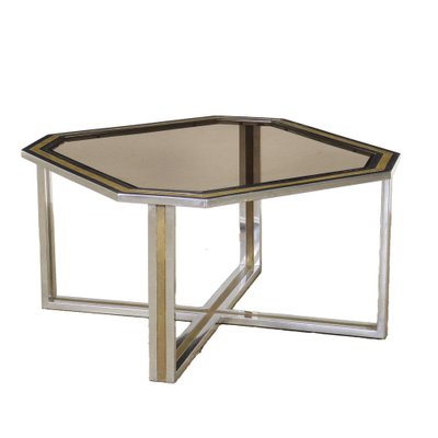 Metal Coffee Table, Italy, 1970s / 80s-VMM-1317990