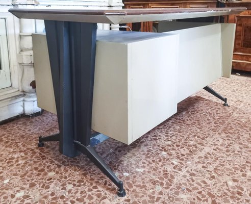 Metal Desk with Drawers from Olivetti, Italy, 1960s-RAQ-1418511