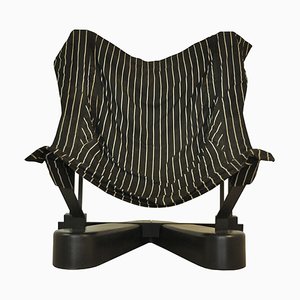 Metal & Fabric Armchair, 1990s-ZLY-588587