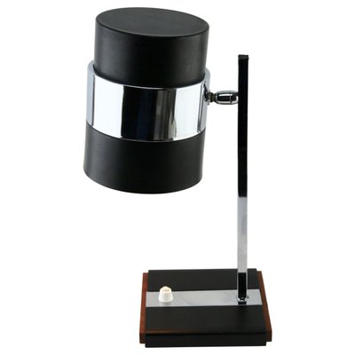 Metal Flex Shade & Chrome Mount Table Lamp-MJY-1148739