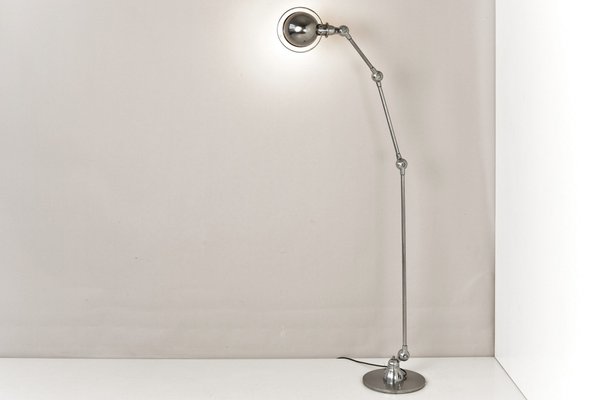 Metal Floor Lamp by Jean-Louis Domecq for Jieldé, France, 1952-LOB-1122247