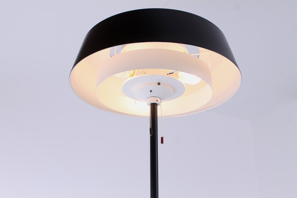 Metal Floor Light by Niek Hiemstra for Hiemstra Evolux, 1950s