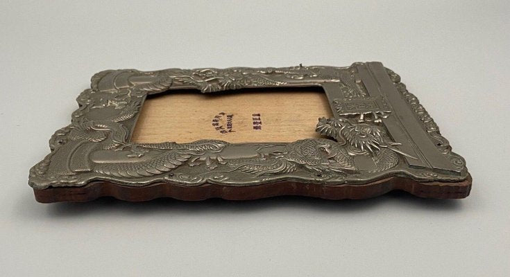 Metal Frame Decorated with Dragons, China, 1900s-QKG-1374055