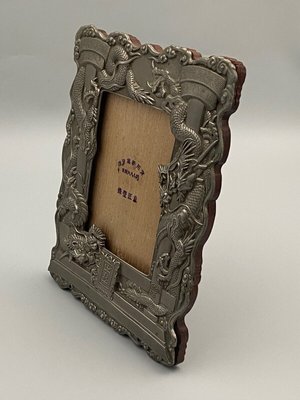 Metal Frame Decorated with Dragons, China, 1900s-QKG-1374055