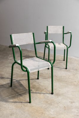 Metal Garden Armchairs, 1960s, Set of 2-LA-1359719