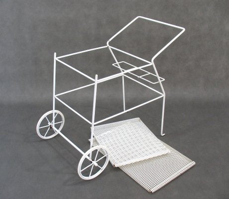 Metal Garden Trolley Table, 1980s-WVA-993996