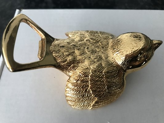 Metal Gold-Plated BMF Bird Opener, West Germany, 1970s-WQQ-1730125