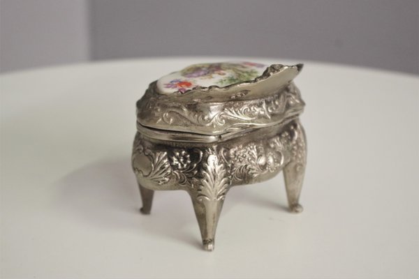 Metal Jewelry Box, 1950s-KNM-1430888