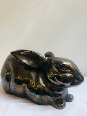 Metal Rabbit Sculpture from Pinelake, 2000s-RZY-608630