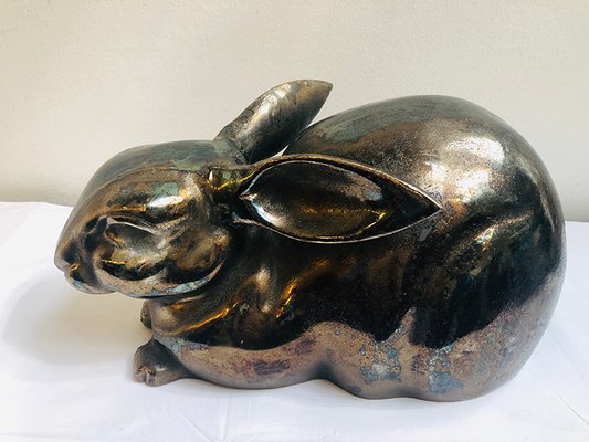 Metal Rabbit Sculpture from Pinelake, 2000s-RZY-608630