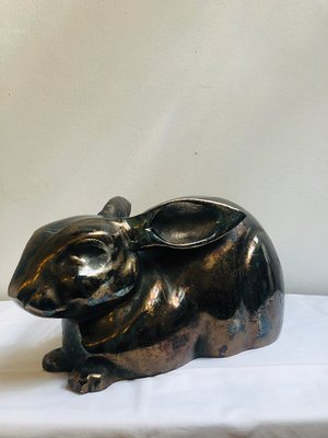 Metal Rabbit Sculpture from Pinelake, 2000s-RZY-608630