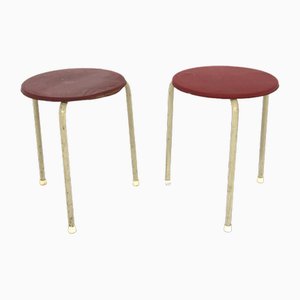 Metal Stools, Sweden, 1950, Set of 2-GEK-1720756