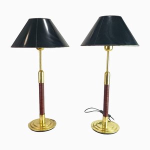 Metal Table Lamps from Metalarte, 1950s, Set of 2-ZVO-1447234