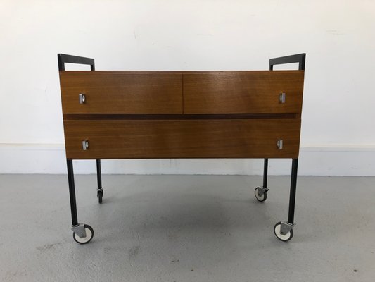 Metal & Teak Cabinet, 1970s-JWH-1363886