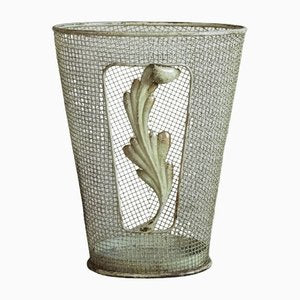 Metal Umbrella Stand with Embellished Leaf, 1950s-JQO-1424786