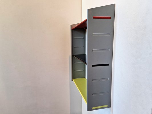 Metal Wall Mounted Shelving Unit by NVF, the Netherlands, 1960s-NV-1386697