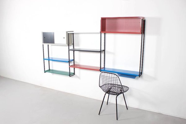 Metal Wall Unit Attributed to Mathieu Mategot, 1960s-QT-1263433