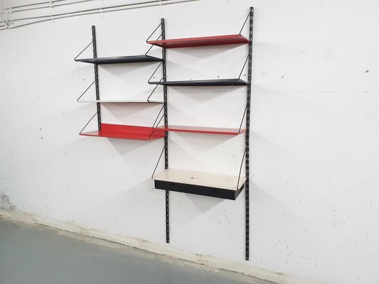 Metal Wall Unit by Tjerk Reijenga for Pilastro, The Netherlands, 1950s, Set of 2-ZO-959133