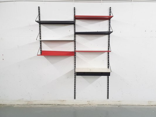 Metal Wall Unit by Tjerk Reijenga for Pilastro, The Netherlands, 1950s, Set of 2-ZO-959133