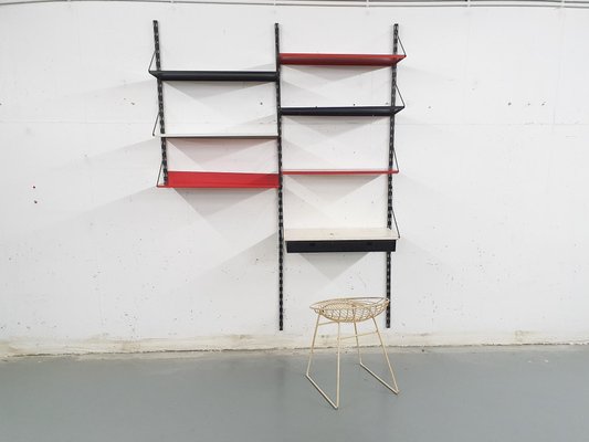 Metal Wall Unit by Tjerk Reijenga for Pilastro, The Netherlands, 1950s, Set of 2-ZO-959133