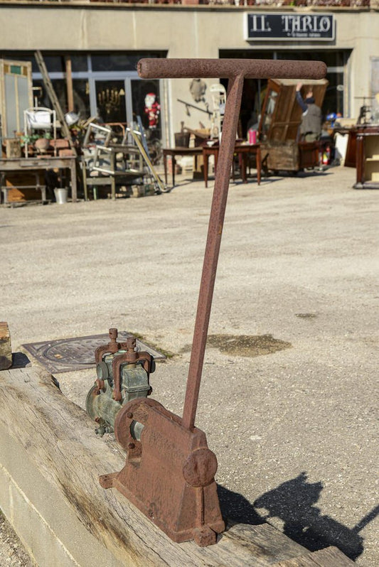 Metal Wine Pump with Hand Lever, 1890s