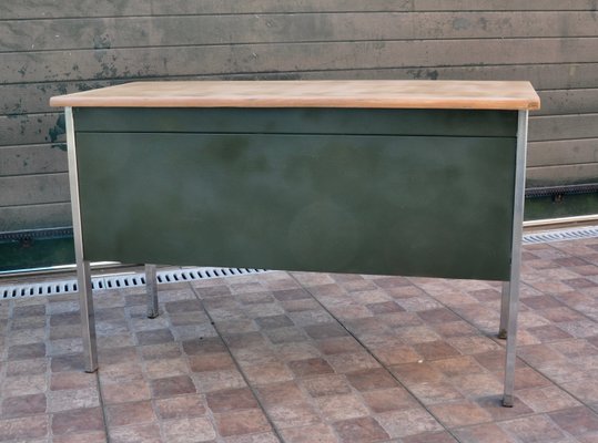 Metal & Wood Desk, 1970s-ROJ-876064