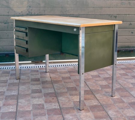 Metal & Wood Desk, 1970s-ROJ-876064