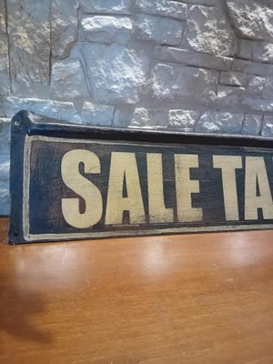 Metallic Teaching Tabacchi Salt Sign-WMZ-1774711