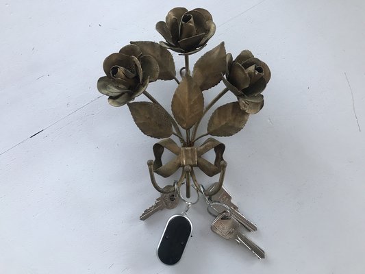 Metalwork Bouquet Handmade Rose Charm Hook-WQQ-1332307