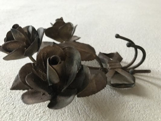 Metalwork Bouquet Handmade Rose Charm Hook-WQQ-1332307