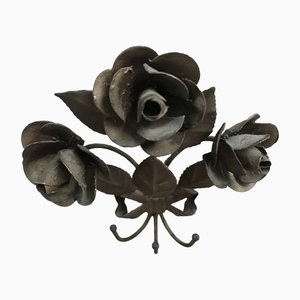 Metalwork Bouquet Handmade Rose Charm Hook-WQQ-1332307