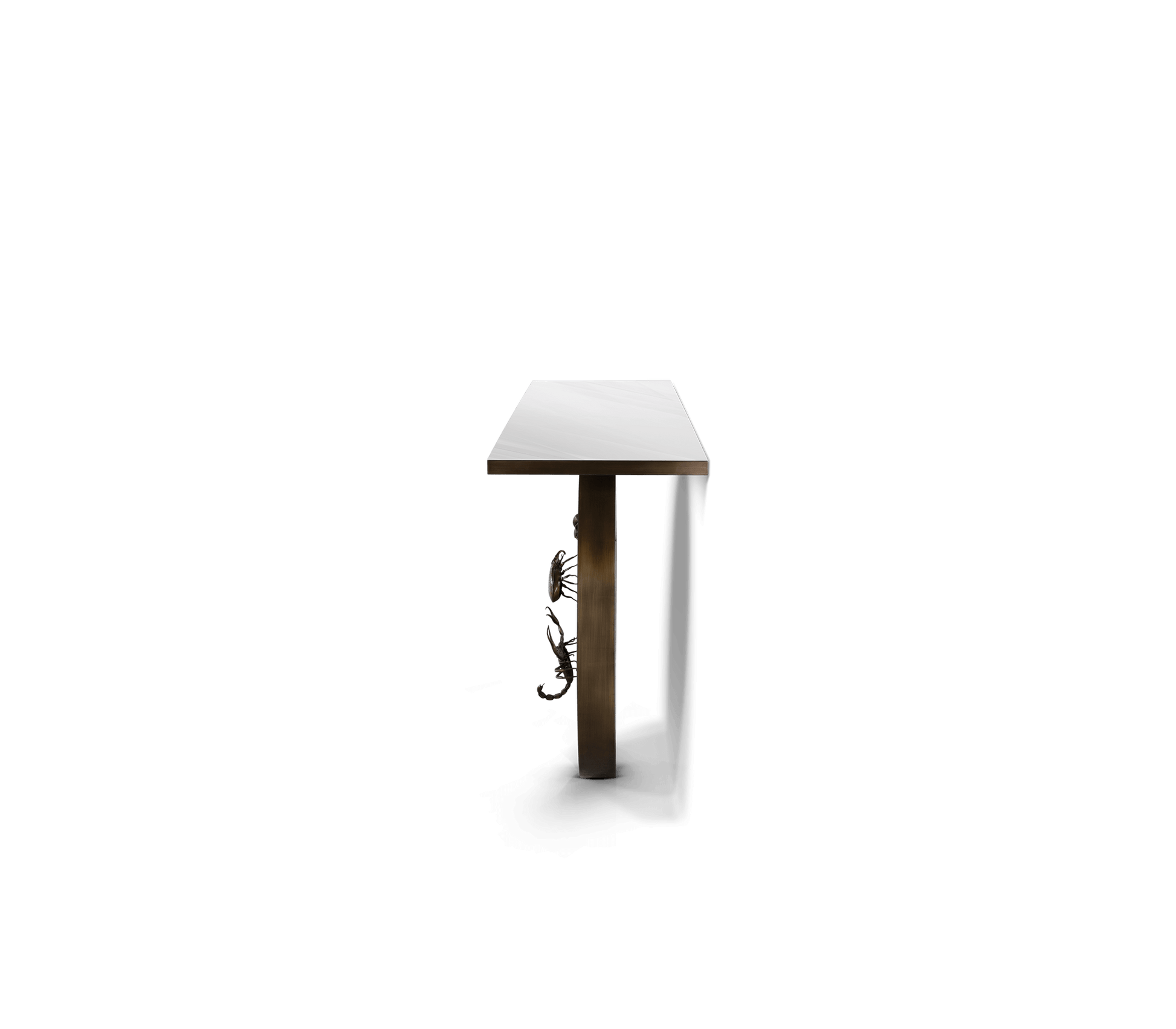 METAMORPHOSIS - Rectangular brass console table by Boca do Lobo