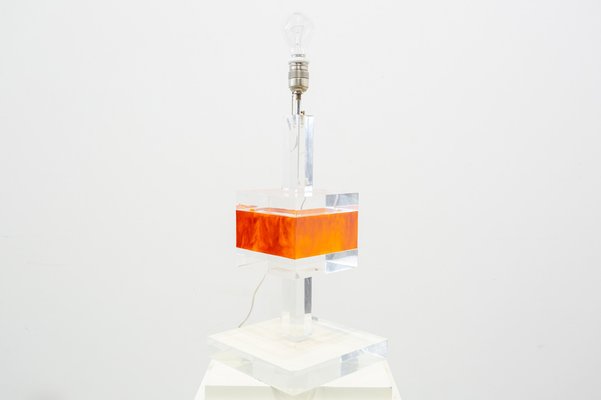 Methacrylate Table Lamp, 1980s-UJE-970097