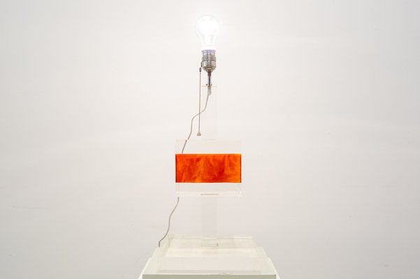 Methacrylate Table Lamp, 1980s-UJE-970097