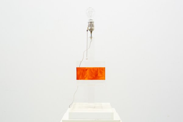 Methacrylate Table Lamp, 1980s-UJE-970097