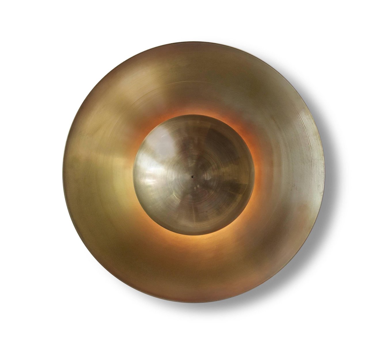 Metropolis Eclipse in Eclipse Shine finish, Brass Sconce by Jan Garncarek