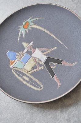 Mexico Ceramic Plate from Ruscha, 1950s-OV-1742216