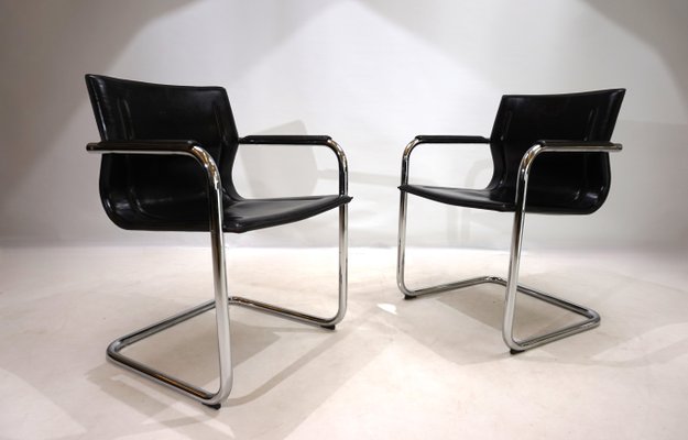 MG Dining Chairs by Mart Stam, 1970s, Set of 2-HUW-2017414