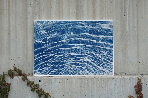 Miami Art Deco Pool, 2022, Cyanotype-RWC-1320578