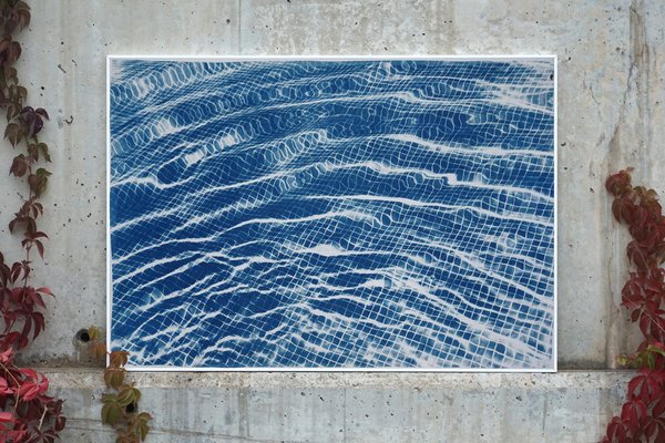 Miami Art Deco Pool, 2022, Cyanotype-RWC-1320578