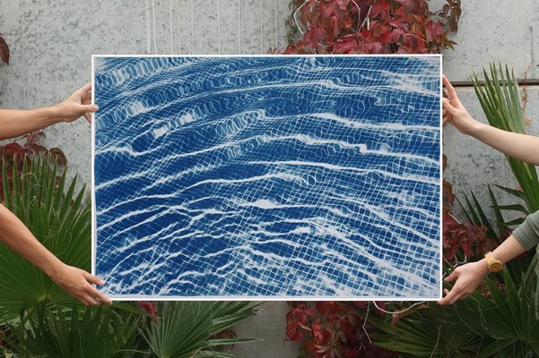 Miami Art Deco Pool, 2022, Cyanotype-RWC-1320578